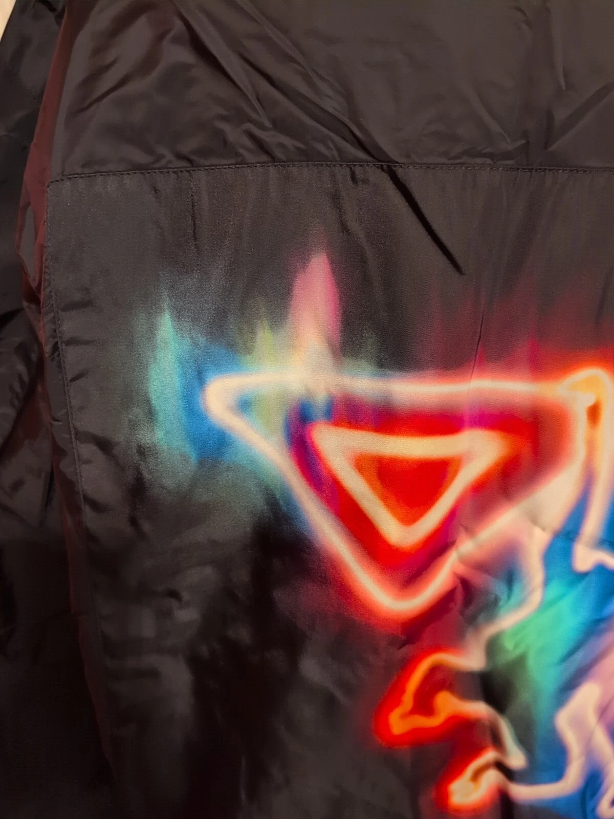 Giacca a vento Prada gomma logo neon monkey fw 2018 usata in ottime condizioni ? autentica