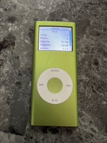 Apple iPod Nano 2d generazione 4 GB modello A1199 verde - per parti di ricambio - Foto 1 di 4