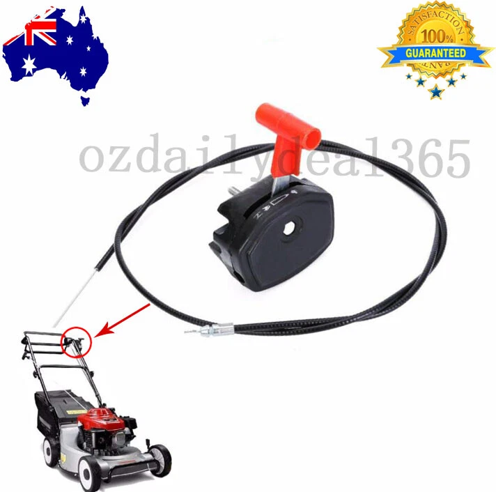 Lawn mower lever outlet