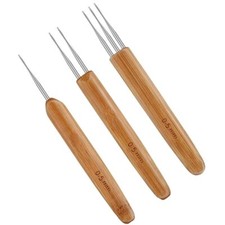 0.5 Aguja De Crochet Para Rastas - 0,5 Mm Aguja De Crochet Para Rastas 3 Piez -