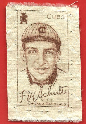 1912   S74  SILK    SCHULTE    CUBS    !!