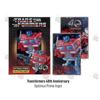 Transformers Optimus Prime Autobots 40th Anniversary Metallbarren
