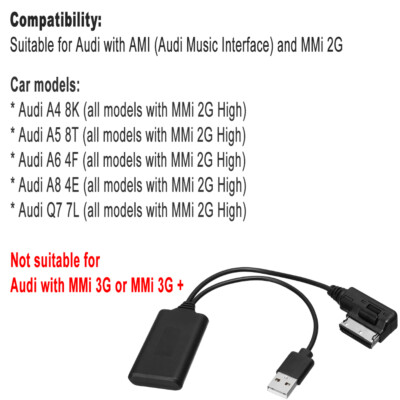 Adattatore Bluetooth Per Audi Con MMI 2G - Compatibile A1, A3, A4, A5, A6, A8, Q5, Q7 Dal 2009 - Foto 4
