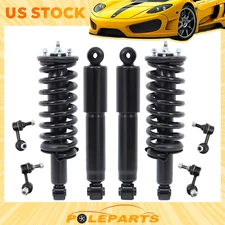 Front & Rear Struts w/ Coil Springs Sway Bar Links For 2005-12 Nissan Pathfinder