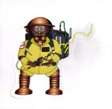 Ghostbusters and Wizard of Oz Tik-Tok Parody Nostalgia Water Resistant Sticker