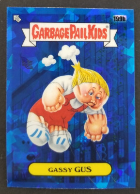 Gassy Gus 2022 Garbage Pail Kids Topps Blue Sapphire Card #199b (NM)