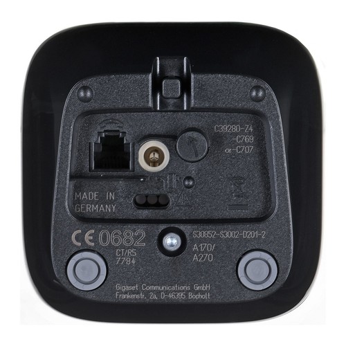 4250366850764 Gigaset A170 Telefon DECT Czarny GIGASET - Zdjęcie 6 z 10