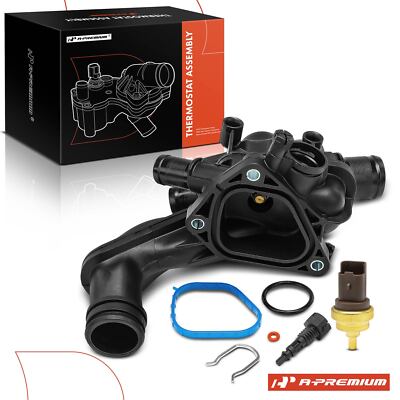 A-Premium Thermostat Assembly w/ Housing Sensor for Mini Cooper 1.6L 11537534521