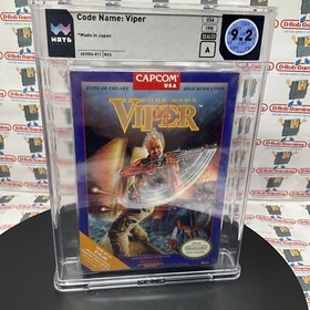 Code Name Viper CAPCOM Super New Sealed VGA WATA CGC Gamecube NES SNES Contra