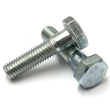 M10 (10mm) PART THREADED GRADE 8.8 ZINC SCREWS HEXAGON HEX HEAD BOLTS DIN 931 BW