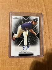 2021 Leaf Perfect Game - Sullivan Brackin - Black Blank Back Auto #d 1/1