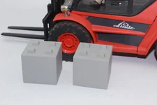 2X Concrete Blocks 4 Piece System Block 1:14 1:15 1:16 Concrete Load
