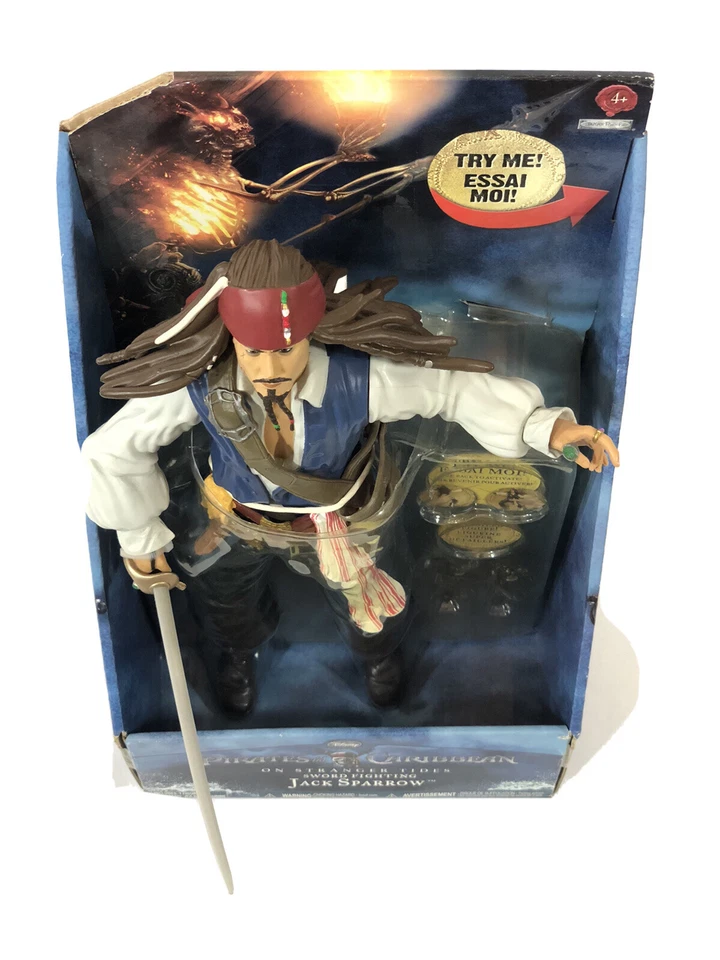 Figura Coleccionista Piratas del Caribe 12" Jack Sparrow Jakks Pacific Johnny Foto 3 de 4