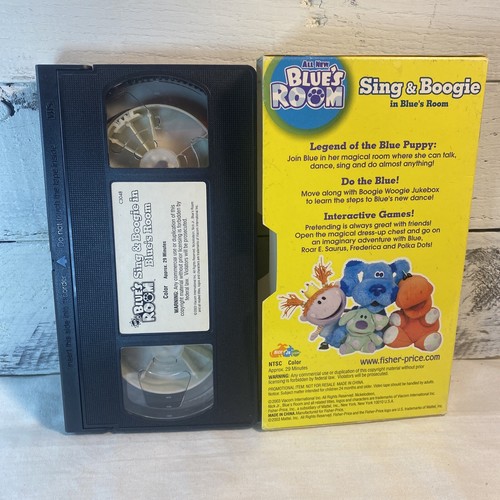 Blue's Clues: Blue's Room: Sing and Boogie in Blue's Room (VHS) RARE NICK JR - Picture 2 of 3