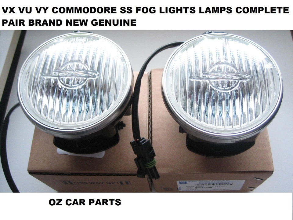 VX VU VY COMMODORE SS FOG LIGHTS LAMPS COMPLETE PAIR GENUINE NEW LEFT RIGHT X2 - image 2 of 2