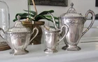 Antique Reed & Barton Heritage Sterling Silver 940C 3-Piece Tea Service / Set