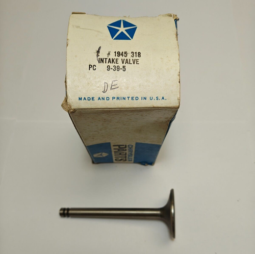 1957-1966 Plymouth Dodge 301 326 318 Intake Valve 1945318 NOS - Picture 6 of 7