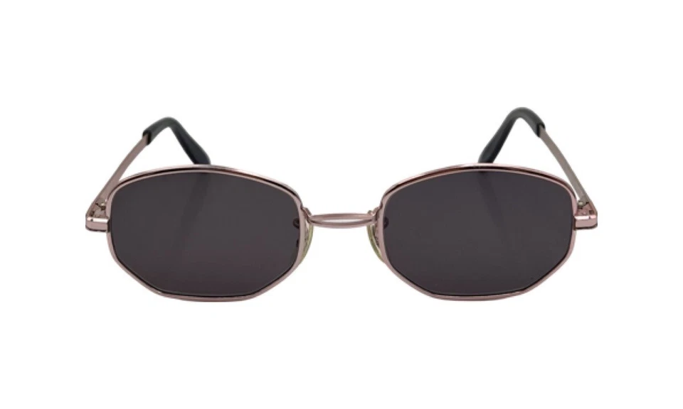 Gafas de sol ovaladas vintage universales de oro rosa enrolladas de 10kt EE. UU. ¡CON LENTES NUEVAS! Foto 3 de 4