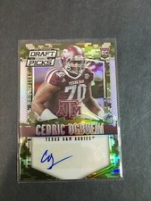 F162,245  2015 Panini Prizm Draft Picks Autographs Prizms Camo Cedric Ogbuehi