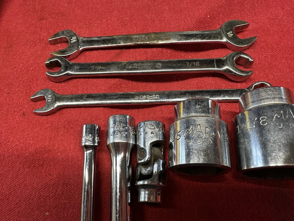 Snap-on, Mac, Matco Wrenches, Sockets, Lot of Tools -Excellent- USA - Image 2 of 4