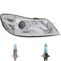 Scheinwerfer Rechts H1/H7 FüR Skoda Octavia II Combi 1Z5 1Z3 Octavai Inkl Lampen