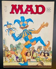 Mad magazine #114 October of 1967 Alfred E Neman Comic Mission Impossible Parody