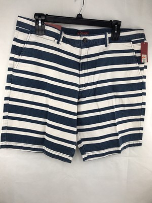 shorts with logo across front