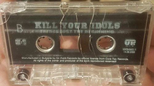 Kill Your Idols - This Is Just The Beginning AUDIO CASSETTE TAPE ONLY (TESTED) - Imagen 2 de 2