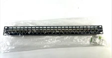 Belkin F4P600-24 24-Port CAT 6a Patch Panel Shielded Rackmount Blank **BULK NEW!