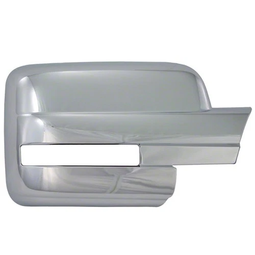 New Chrome Full Mirror Covers for 2009-2014 Ford F150 with reflector type mirror
