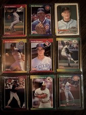 Lot of 19 Rare Mint 1987 88 89 Vintage Donruss Fleer Topps Baseball Card Raw