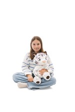 NICI Kuscheltier Schneeleopard Eleni Snowbell 50cm - wei&szlig; - Weiches Pl&uuml;schtier &ndash;