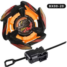 Burst Beyblade BX00-20 Black Orange Master Starter Spinning Top Gyro w/Launcher