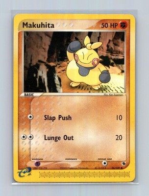 Makuhita 56/109 Common Ruby & Sapphire Pokemon Lightly Played
