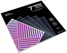 Big Fudge 100X Vinyl Record Outer Sleeves 7 Inch  Durable  Wrinkle-Free  Crys