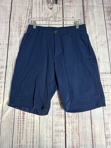 Under Armour Golf Shorts Mens Sz 32 Blue Performance Stretch Lightweight Casual - Picture 1 of 7