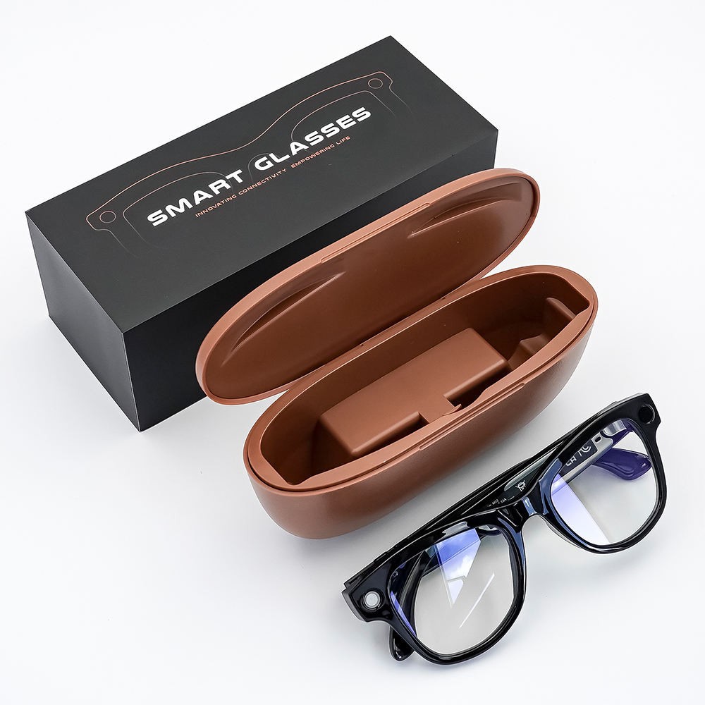 2k Smart AI Glasses for Men, Women, 8 MP Video Camera With Charging Case