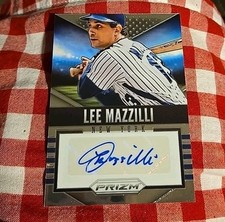 2014 Prizm Lee Mazzilli autograph auto NEW YORK 