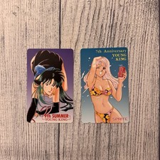 Vintage Japanese Anime Telephone Card Lot Young King Yu Yu Hakusho Teleca Coke