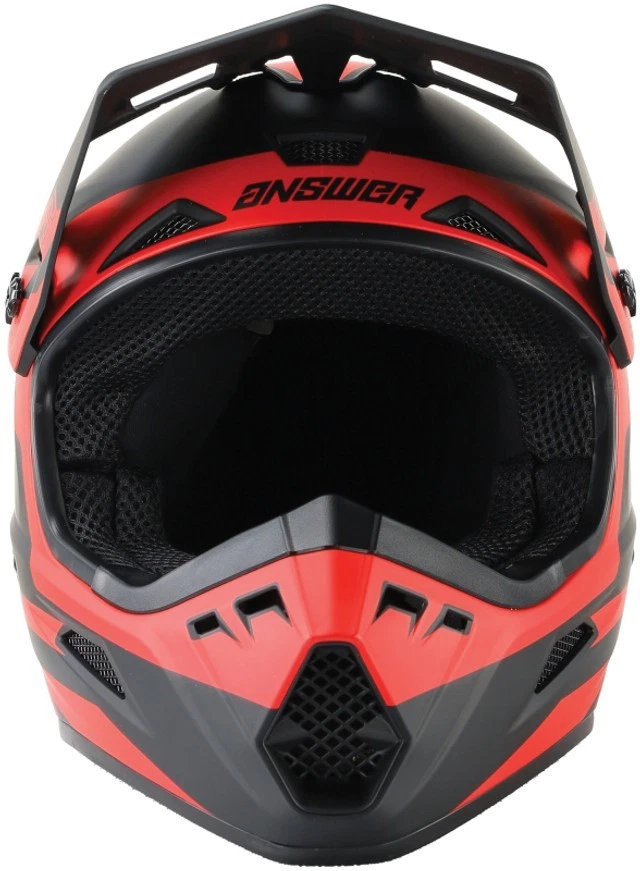Answer Racing AR1 Sweep Helmet - Black/Red- Adult Size Large 442905 - Image 2 of 4