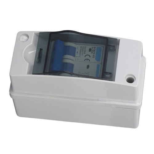 Circuit Breaker MCB PV Combiner Box Disconnect Switch 1000V DC 20A With Dist NEW - Afbeelding 23 van 24