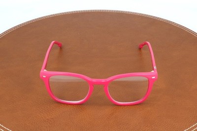 Muse Glaze Pink Square Eyeglasses Frames 35-002931 50-20-145