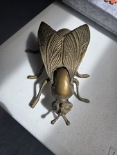 Brass Metal Fly With  Internal  Store And Hinged Cover