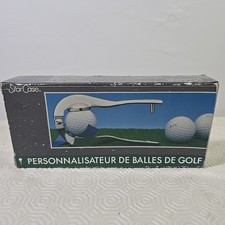 Vintage Starcase Golf Ball Monogrammer In Original Box with Instructions