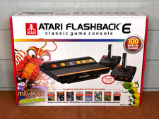 ATARI Flashback 6 Classic Game Console 100 Built-In Games 2 Wireless Controllers
