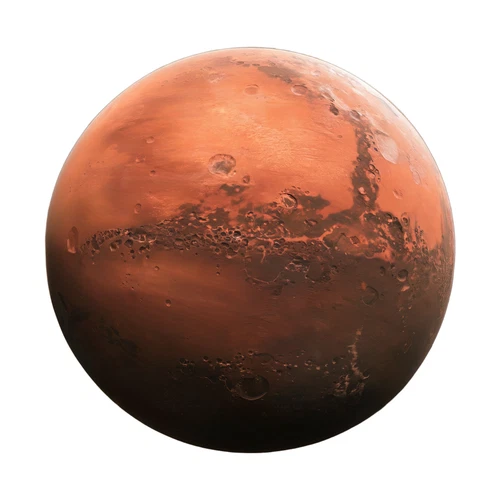 Mars Planet Sticker Self Adhesive Solar System Space Wall Decal Various Sizes