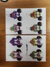 MEGACON INVERTED POP ART BLOODY MICKEY/MINNIE SIGNATURE BY GORKEM DEMIR 