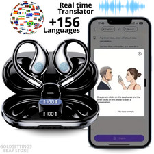 Translation Earbuds Real Time - AI 156 Language Translator Earbuds, Audifonos US