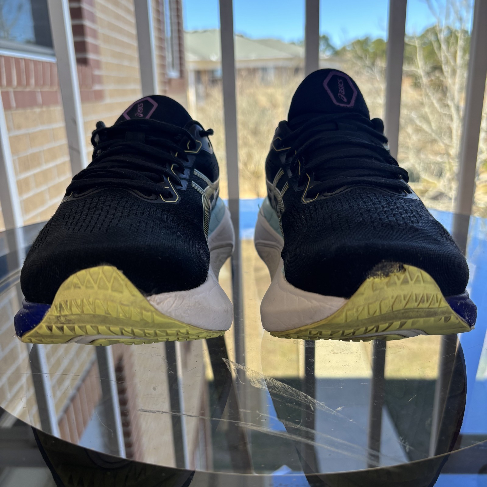 Asics Gel Kayano 30 Shoes Women's Size 7.5 Black Blue Athletic Running Sneakers thumbnail 5