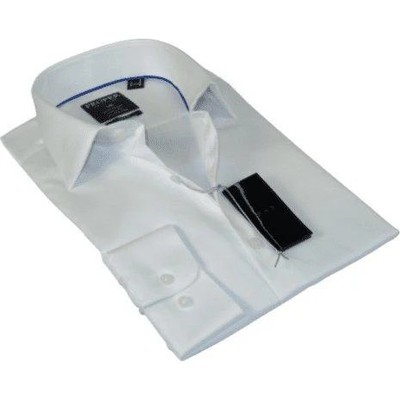 Men's Shirt Christopher Lena PROPER 100% Cotton Wrinkle Free p720ttsr white Slim